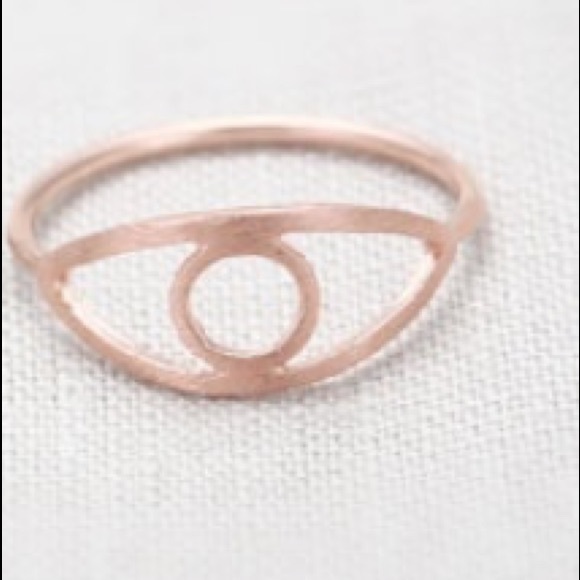 🧿 Rose Gold evil eye midi ring 🧿 NWT size 6 - Picture 5 of 7